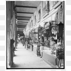 An Outside Corridor In The Plaza Del Vapor - Monochrome, HD Png Download - vapor png