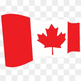 Waving Canadian Flag - Canada Flag, HD Png Download - canadian leaf png