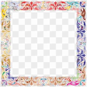 Confetti Frame , Png Download - Square Frame Clipart Free, Transparent Png - confetti border png