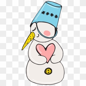 Hand-painted Love Snowman Winter Free Buckle Png, Transparent Png - buckle png