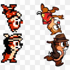 Cute Chip And Dale Png Image - Chip And Dale Nes Sprite, Transparent Png - chip png