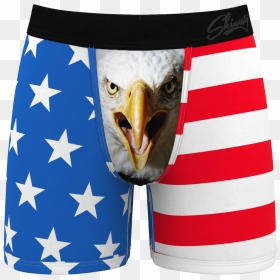 American Eagle Heart Underwear, HD Png Download - american flag eagle png