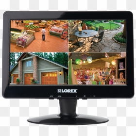 13inch Led Security Monitor For Security Camera Dvr - Security Camera Monitor, HD Png Download - camera screen png