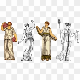 Ancient Greece Chiton Clothing, HD Png Download - greek png