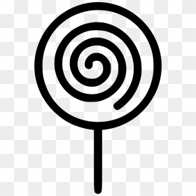 Lollipop Lollypop Sweet Candy Celebrate Svg Png Icon - Lollipop Clipart Black And White, Transparent Png - white hearts png
