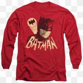 Dorkees - Com - Batman - The Bat Signal Long Sleeve - Pulp Fiction Long Sleeve Shirt, HD Png Download - bat signal png