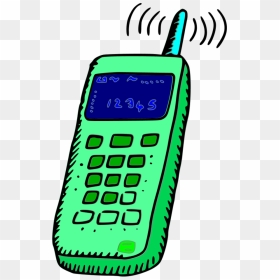 Analogue Mobile Phone - Cellphone Clip Art Png, Transparent Png - cell phone vector png