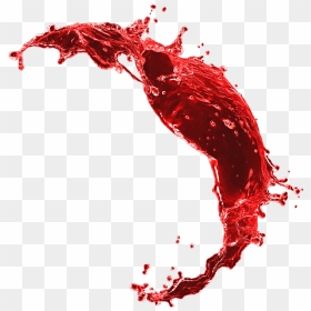 Red Liquid Png - Red Juice Splash Png, Transparent Png - liquid png