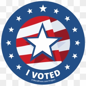 Voted Sticker Transparent , Png Download - Circle, Png Download - i voted sticker png
