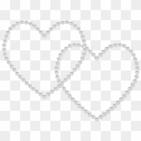 Free Png Download Diamond Hearts Png Images Background - Diamond Heart Clipart Png, Transparent Png - white hearts png