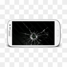Galaxy S3 Cracked Screen 1024×598 - Broken Screen, HD Png Download - cracked screen png