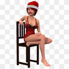 Red Deluxe Santa Hat Adult Christmas Santa Hat, HD Png Download - cartoon santa hat png