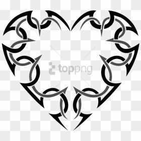 Free Png Tattoo Heart Png Image With Transparent Background - Heart Tattoo Png, Png Download - chalk heart png