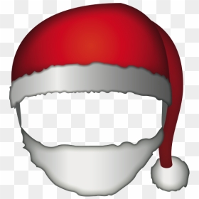 Santa Hat Emoji, HD Png Download - cartoon santa hat png