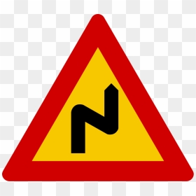High Wind From The Right Sign, HD Png Download - road sign png