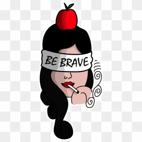 Adesivo Be Brave De Afrodite-se Storena - Cartoon, HD Png Download - zombie hands png
