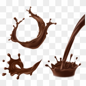 Coffee Liquid Goody Chocolate Vector Cake Milk Clipart - Chocolate Milk Splash Png, Transparent Png - liquid png