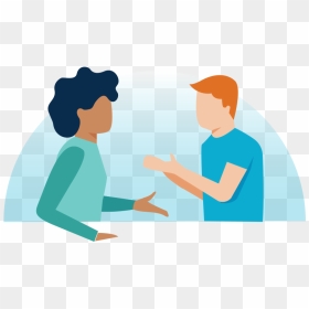 Community Innovation - Two Person Conversation Clipart, HD Png Download - conversation png