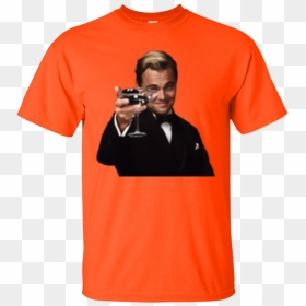 Leonardo Dicaprio Great Gatsby T-shirt - St Patricks Day T Shirt Clipart, HD Png Download - leonardo dicaprio png