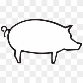 Illustration, HD Png Download - pig silhouette png