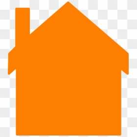 Orange House Svg Clip Arts - House Clip Art Orange, HD Png Download - house.png