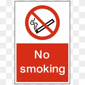 No Smoking Portrait Sticker - No Smoking Site Signs, HD Png Download - no smoking png