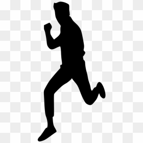 Transparent Man Walking Silhouette Png - Running Man Silhouette Run, Png Download - walking silhouette png