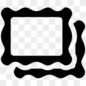 This Icon Is Of Two Squares Placed Over Each Other - Png Galeria Icon, Transparent Png - squares png