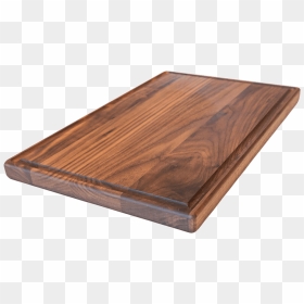 Large Walnut Cutting Board With Juice Drip Groove - Best Wooden Cutting Board 2019, HD Png Download - cutting board png