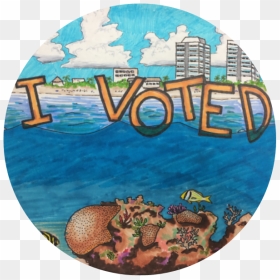 Voted Sticker India, HD Png Download - i voted sticker png