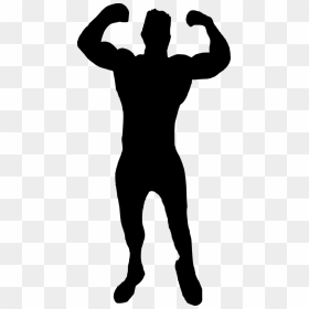 Silhouette Muscle Arm Clip Art - Muscle Man Vector Png, Transparent Png - muscle arm png