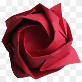 Origami Rose Png Image - Origami Flowers Png, Transparent Png - chalk heart png