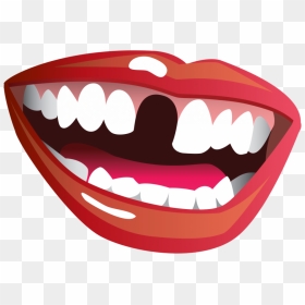Mouth Png - Smile With A Missing Tooth, Transparent Png - angry mouth png