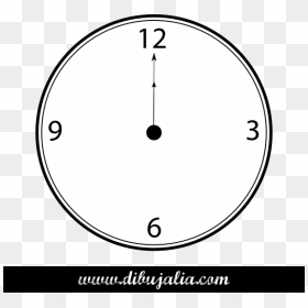 Escribe En Tu Reloj Las Doce En Punto - Circle, HD Png Download - reloj png