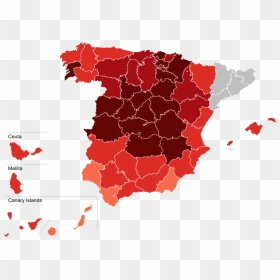 Election Map Spain 2019, HD Png Download - corona de rey png
