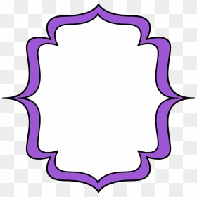 Purple Double Bracket Frame - Purple Frame Clipart Png, Transparent Png - bracket frame png