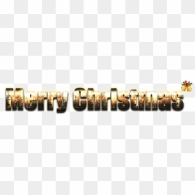 Merry Christmas Word Png File - Graphic Design, Transparent Png - merry christmas gold png