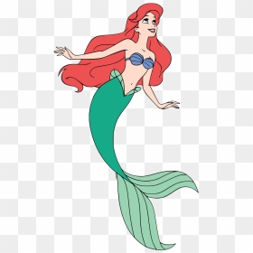 Ariel Disney Clipart, HD Png Download - mermaid clipart png