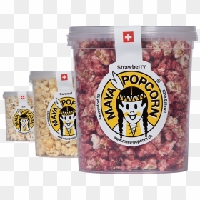 Strawberry Wonderfully Aromatic Strawberry Popcorn - Maya Popcorn, HD Png Download - popcorn kernel png