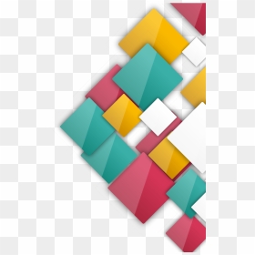 #mq #square #squares #colorful #border #borders - Square Box Design Png, Transparent Png - squares png