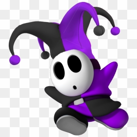 Purple Joker Guy - Purple Shy Guy Mario, HD Png Download - shy guy png