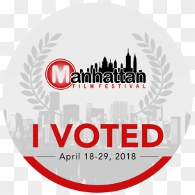 To Receive A Sticker All A Movie-goer Needs To Do Is - Circle, HD Png Download - i voted sticker png