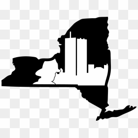 9-11 State Outline 2 [ny16] - Outline Of New York Colony, HD Png Download - texas state outline png