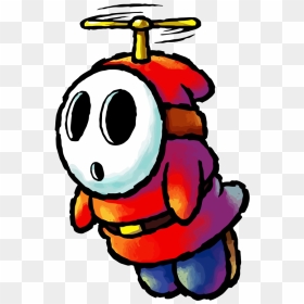 Fly Guy Png - Yoshi's Island Shy Guy, Transparent Png - shy guy png