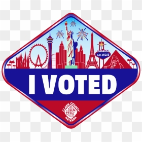 Cool I Voted Stickers, HD Png Download - i voted sticker png