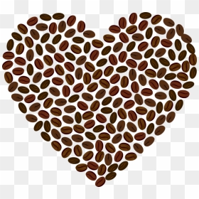 Love, Heart, Romance, Passion, Valentine, Coffee, Bean - Coffee Beans Clip Art, HD Png Download - coffee bean vector png