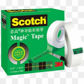 3m Si Gao Magical Invisible Tape Shaking The Same Paragraph - Scotch Tape, HD Png Download - scotch tape png