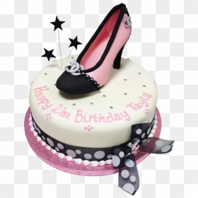 Picture Black And White Chanel Shoe Home Cakes Themed - Basic Pump, HD Png Download - cakes png