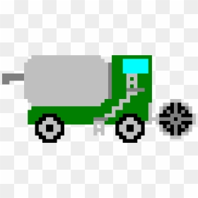 Fictional Character,green,pixel Art - Pixel Art Combine Harvester, HD Png Download - pixel art png