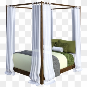 Canopy Bed Png, Transparent Png - stage curtains png